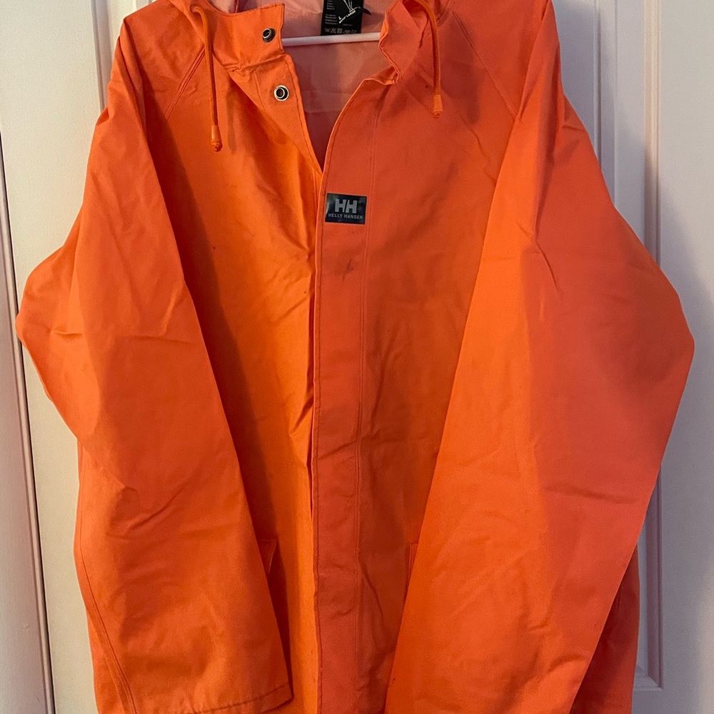 Helly Hansen Vibrant Orange Jacket & Bibs Raingear